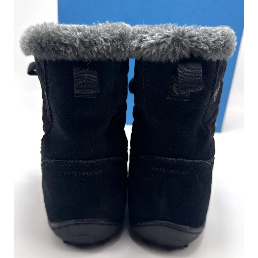 Columbia Minx Shorty Black Waterproof Omni-Heat Winter Boots Women's 8.5